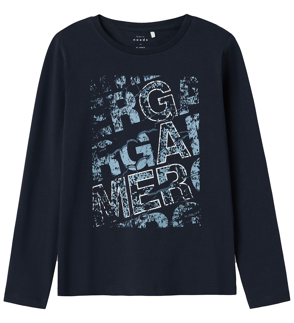 Name It Bluse - NkmVux - 2-pak - Bering Sea/Dark Sapphire/Gamer