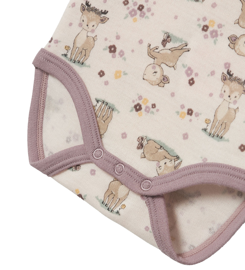 Name It Body l/æ - Uld - NbfWillit - Lilac Ash m. Dådyr