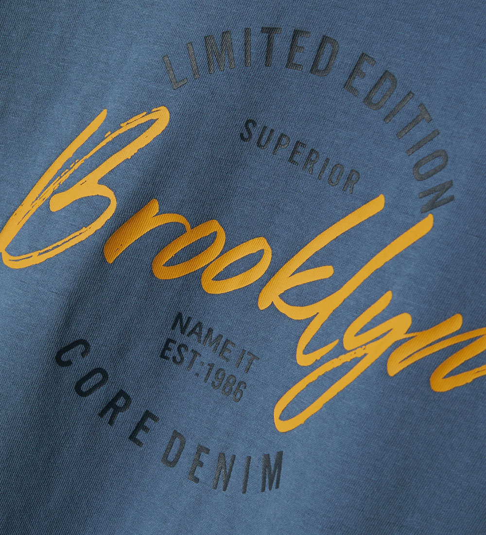 Name It T-shirt - NkmVilogo - Bering Sea/Brooklyn