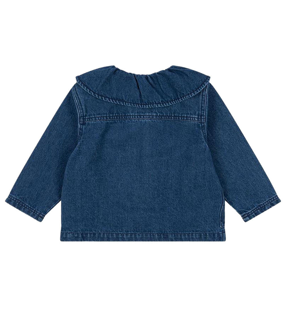 Konges Sløjd Skjorte - Magot - Denim Blue Cherry