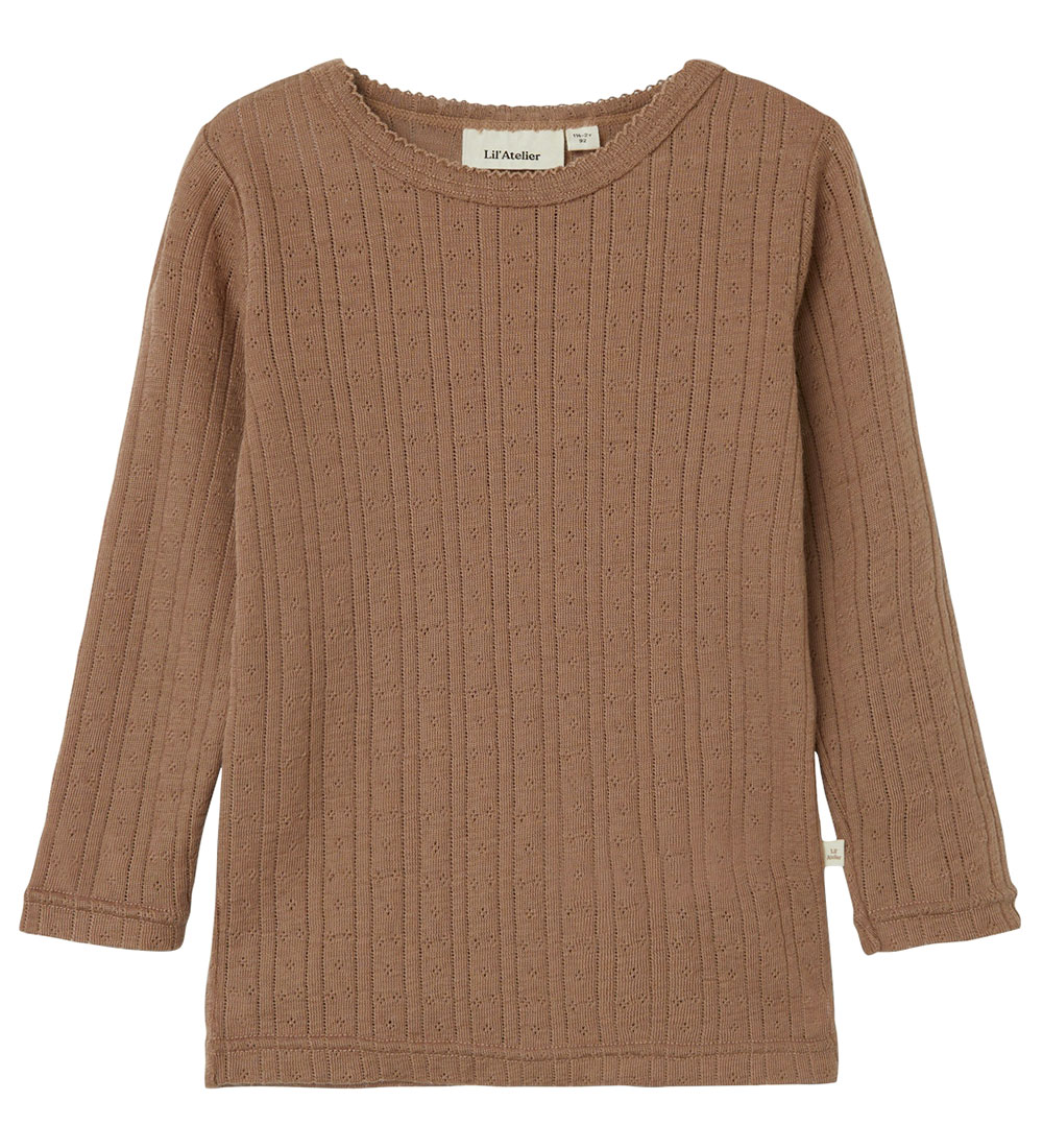 Lil Atelier Bluse - NmfNaima - Beaver Fur