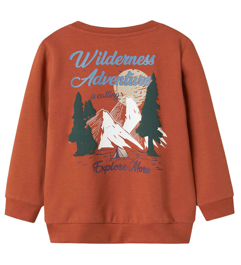 Name It Sweatshirt - NmmLava - Baked Clay