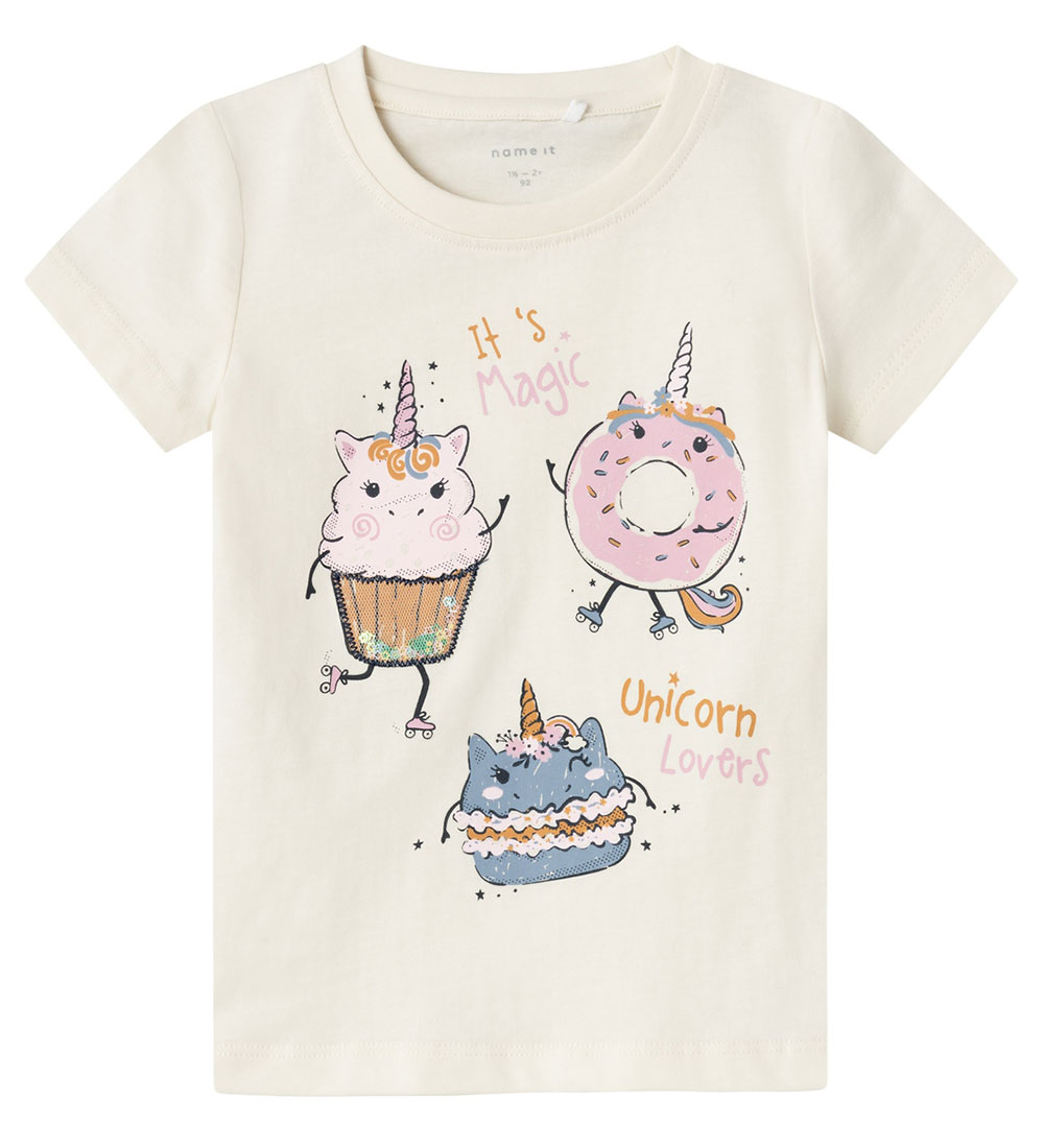 Name It T-shirt - NmfKornella - Jet Stream
