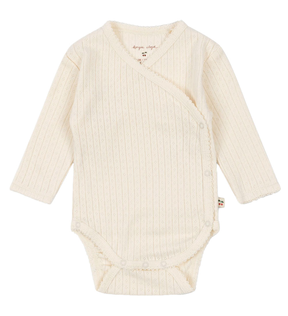 Konges Sløjd Body l/æ - Minnie Newborn - Antique White
