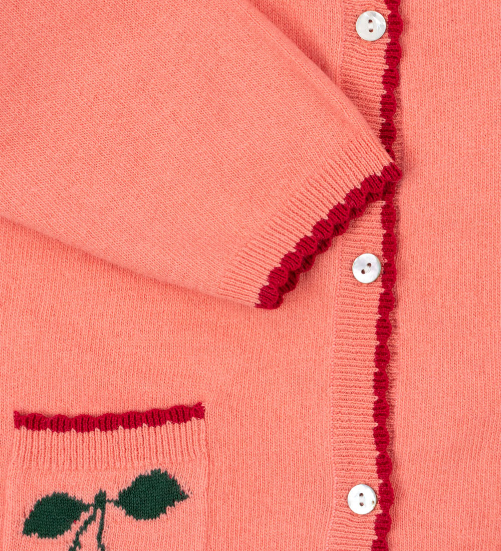 Konges Sløjd Cardigan - Bomuld/Uld - Alexa - Powder Pink