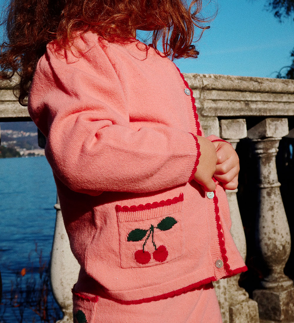 Konges Sløjd Cardigan - Bomuld/Uld - Alexa - Powder Pink