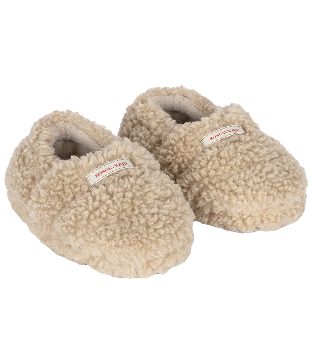 Konges Sløjd Hjemmesko - Globe - Cream Off White
