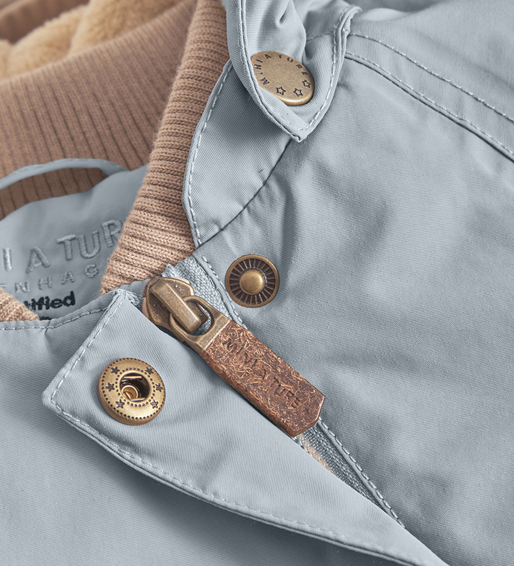 Mini A Ture Vinterjakke - Wang Fleece - Citadel Blue