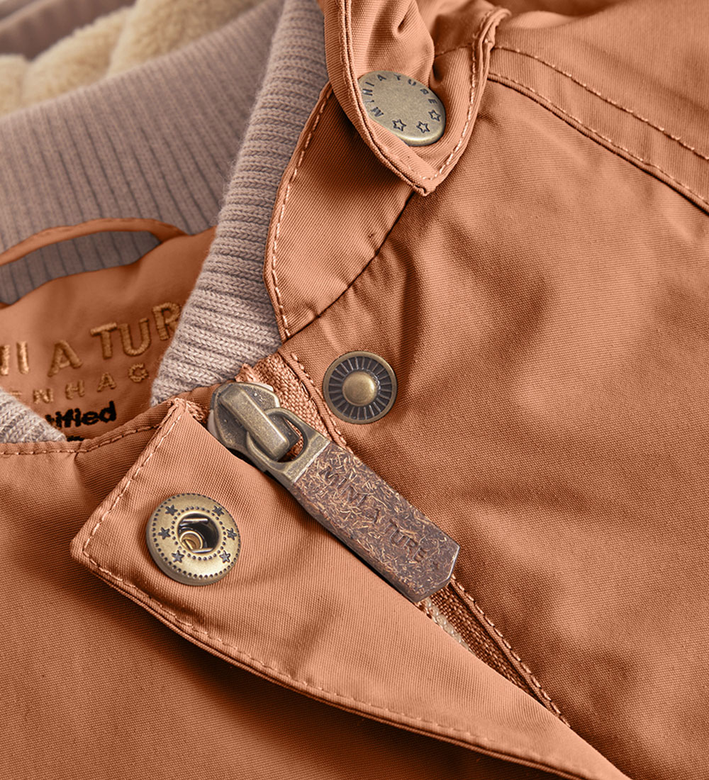 Mini A Ture Vinterjakke - Wang Fleece - Pecan Brown