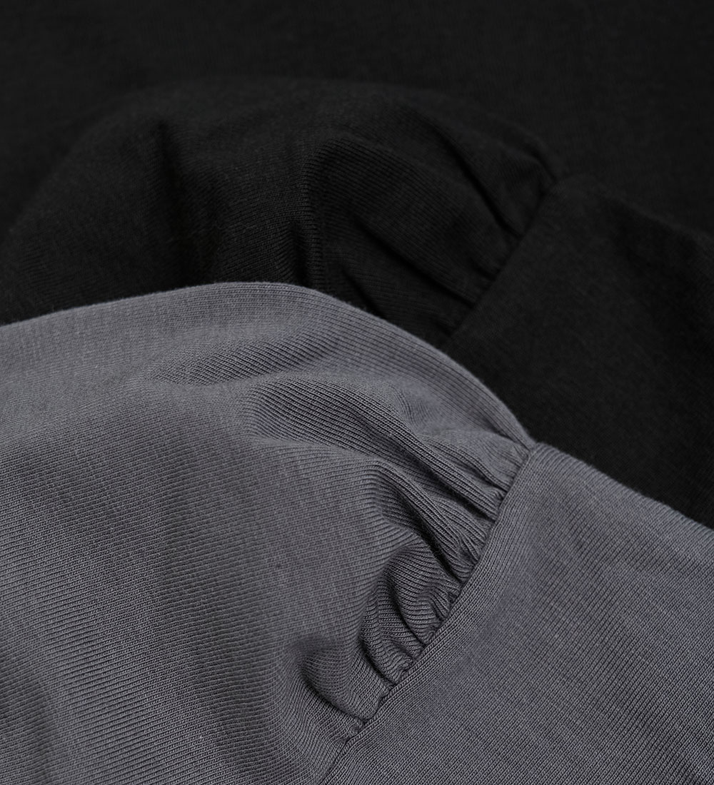 Creamie Bluse - 2-pak - Iron Grey