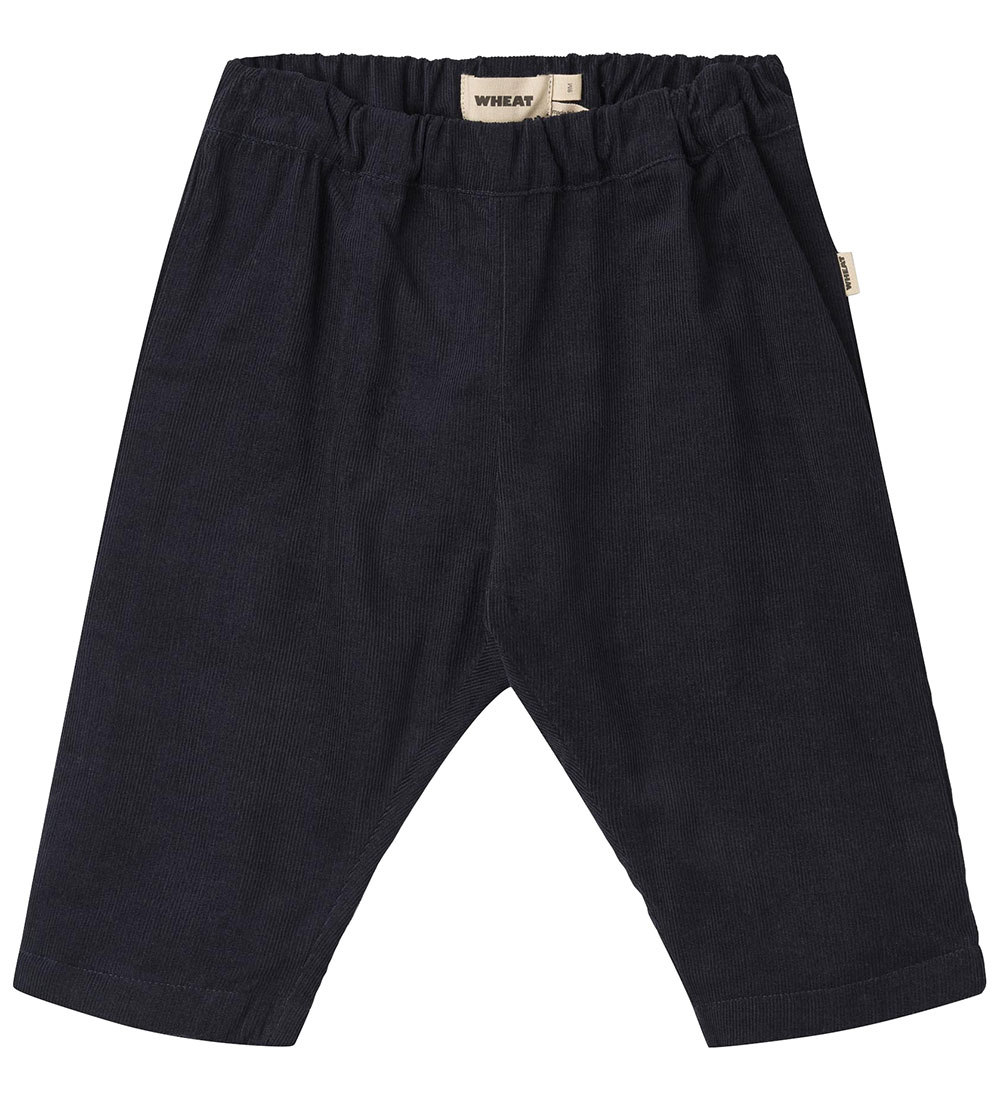 Wheat Fløjlsbukser - Aiden - Navy