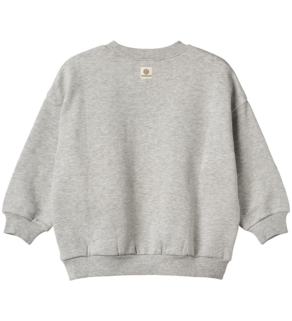 Wheat Sweatshirt - Allo - Grey Melange