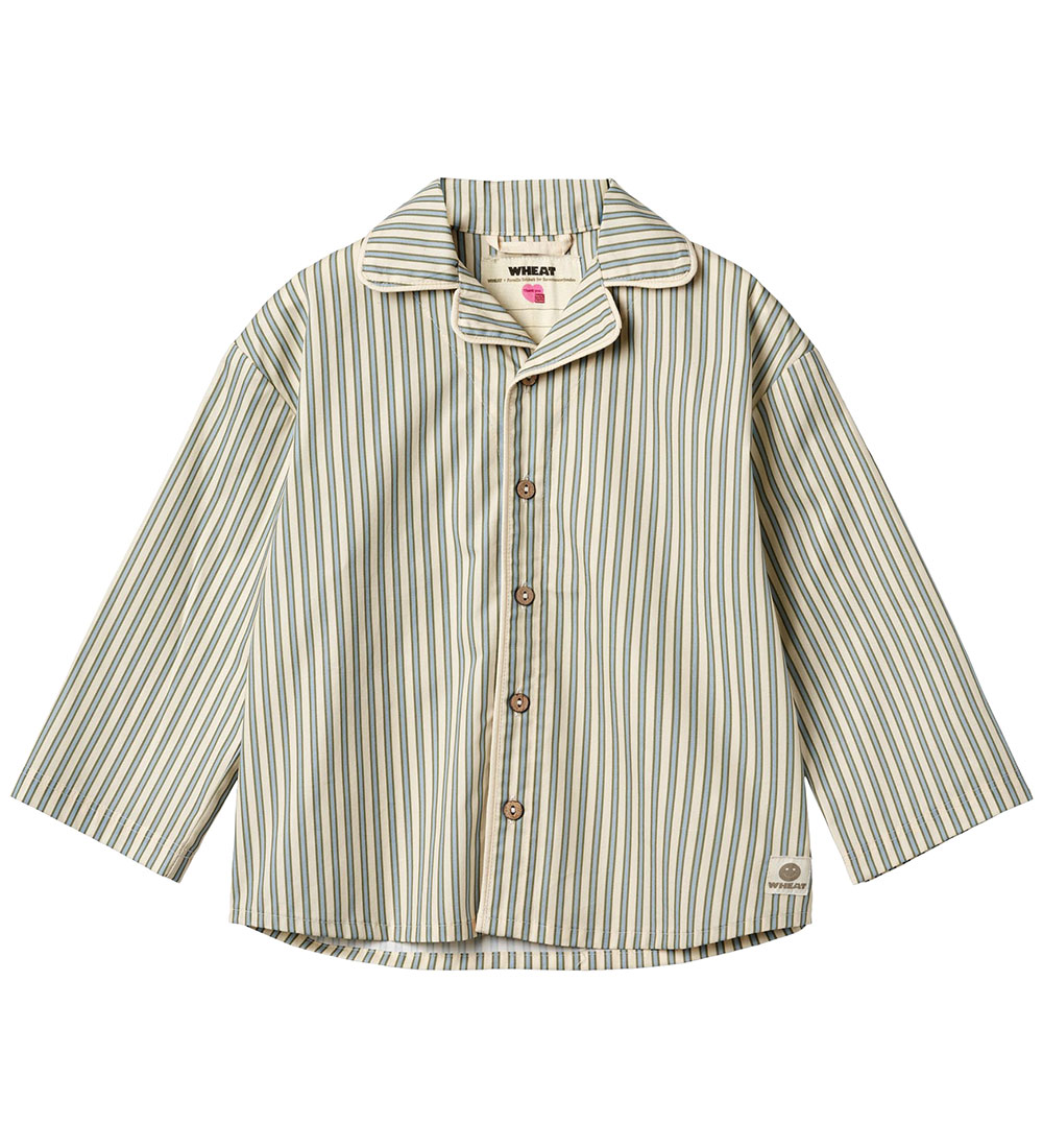Wheat Nattøj - 2-delt - Bebbo - Soft Stripe