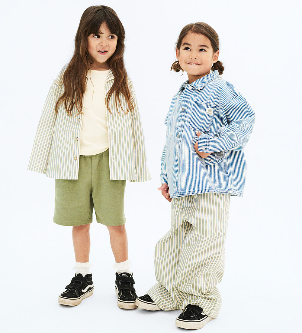 Wheat Nattøj - 2-delt - Bebbo - Soft Stripe