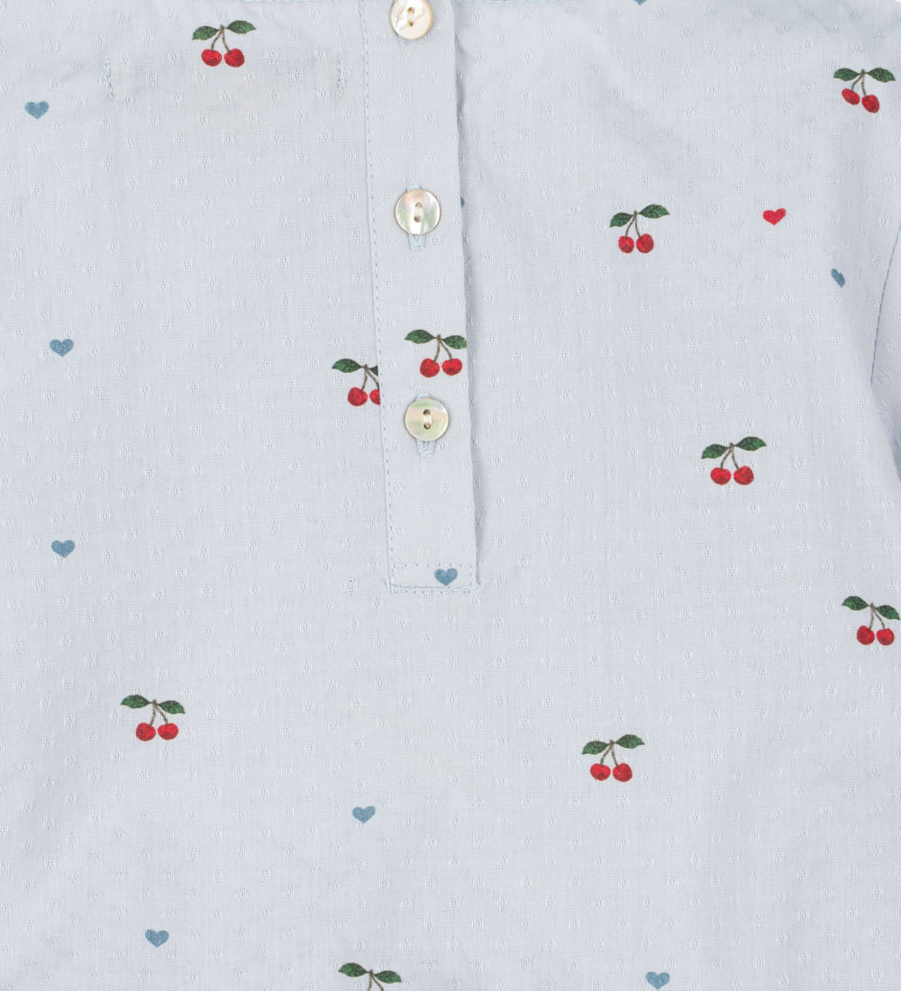 Konges Sløjd Bluse - Evia - Cherry Blue Coeur