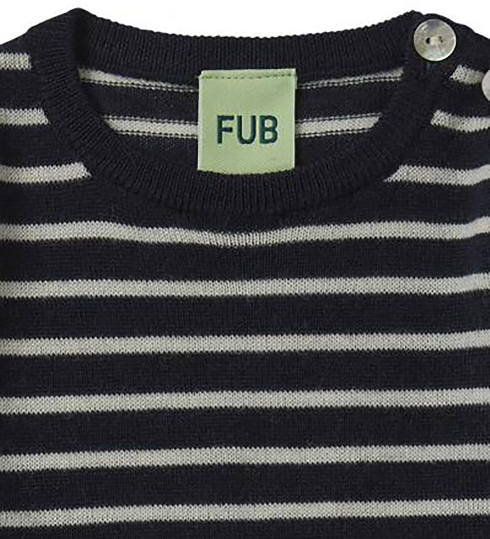 FUB Body l/æ - Uld - Dark Navy/Ecru