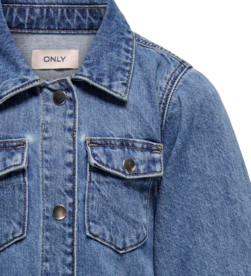 Kids Only Kjole - KogTova - Medium Blue Denim