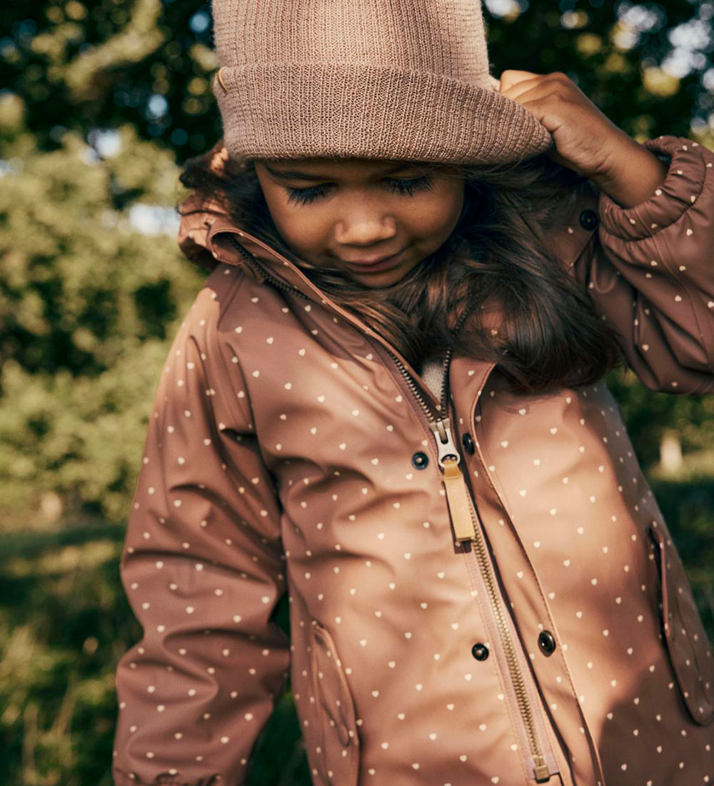 Lil' Atelier Regntøj - PU - NmfLadry10 - Beaver Fur