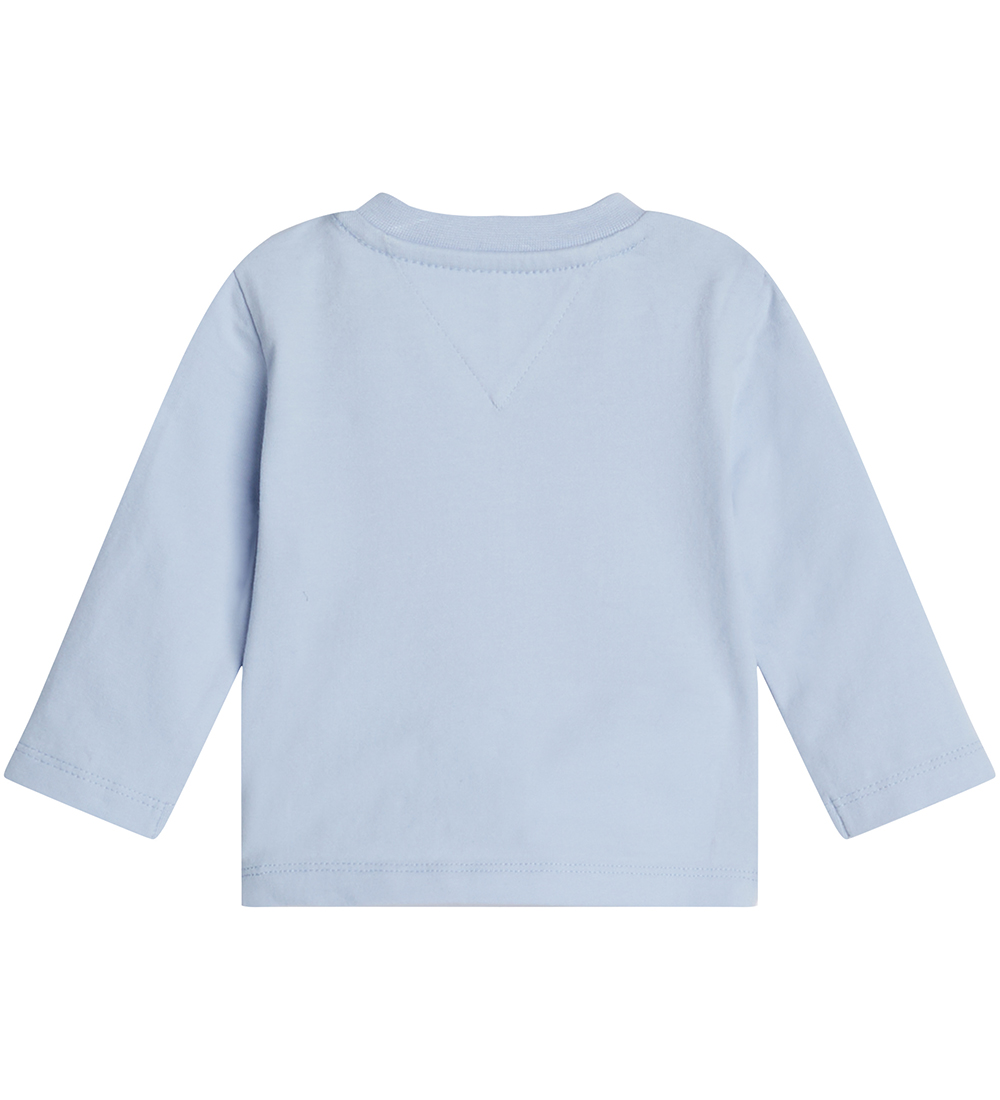 Tommy Hilfiger Bluse - Essential Printed - Breezy Blue