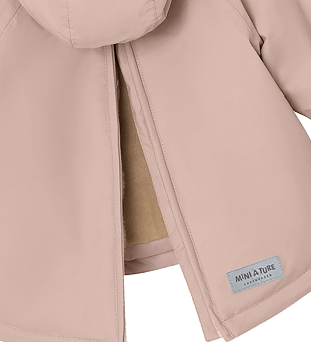 Mini A Ture Vinterjakke - Babywen Fleece - Adobe Rose
