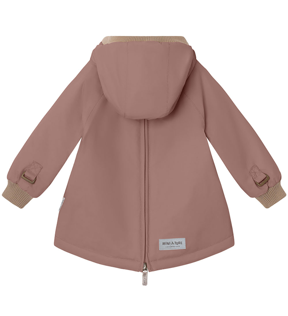 Mini A Ture Vinterjakke - Babywen Fleece - Light Plum