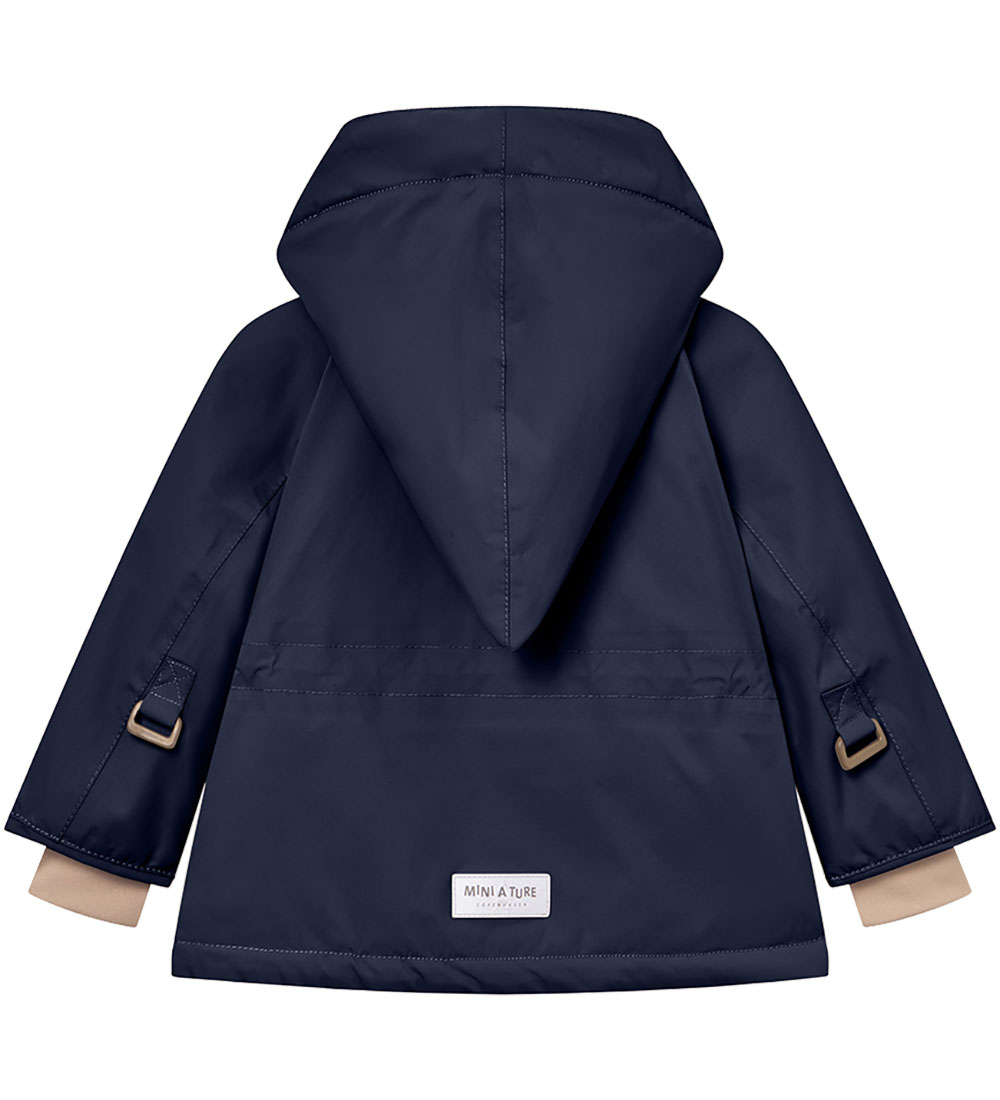 Mini A Ture Vinterjakke - Wang Fleece - Outer Space