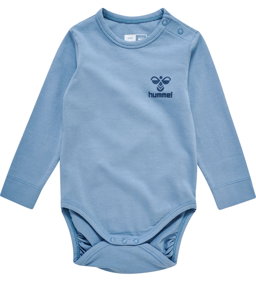 Hummel Body l/æ - hmlMino - Faded Denim