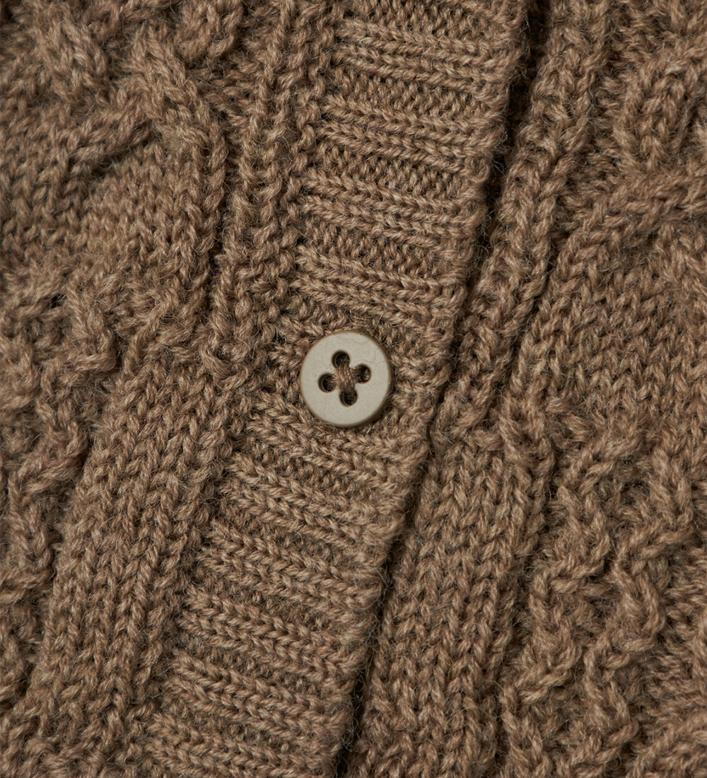 Name It Cardigan - Uld - Strik - NmfWrilla - Walnut