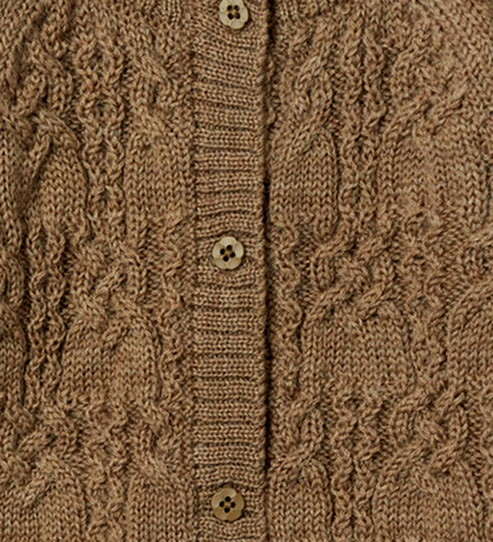 Name It Cardigan - Uld - Strik - NbfWrilla - Walnut