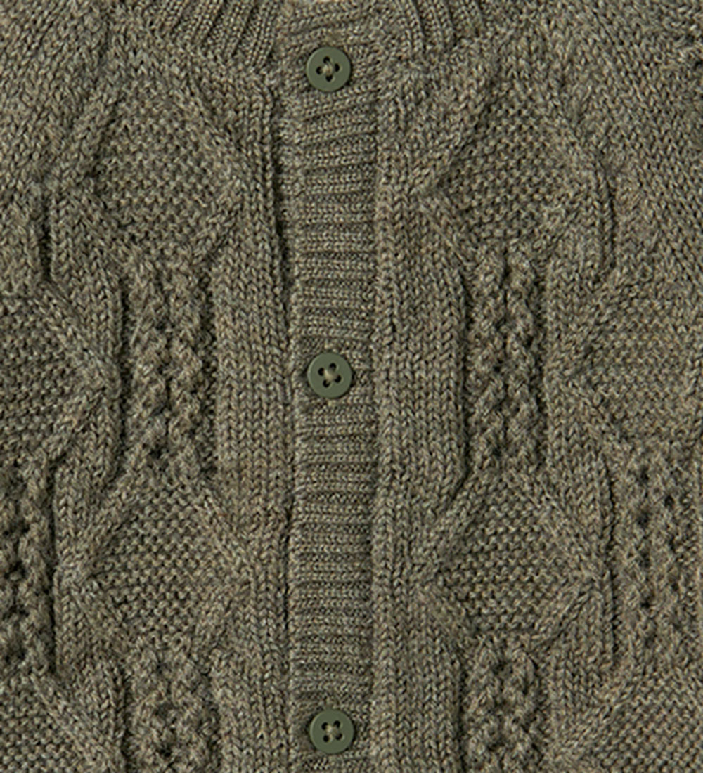 Name It Cardigan - Uld - Strik - NbmWrilla - Mulled Basil