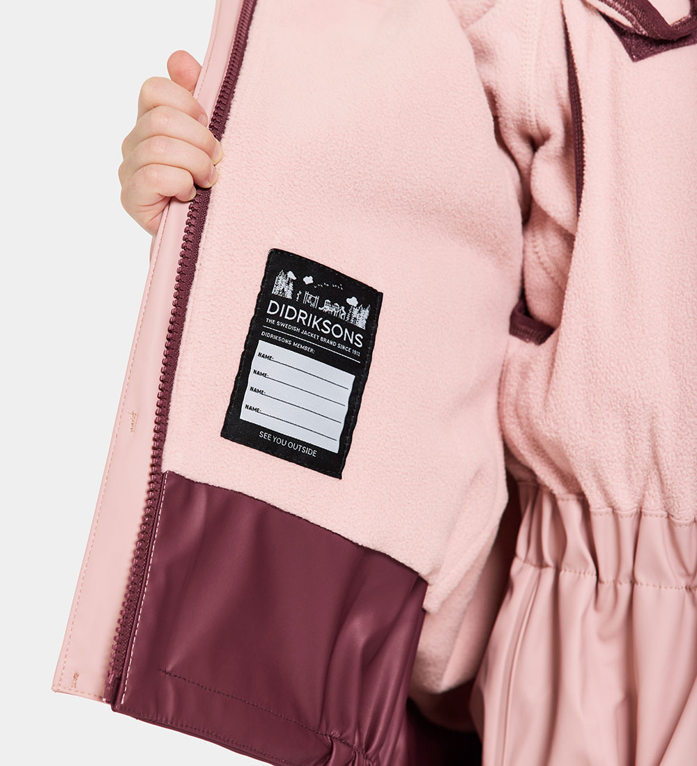 Didriksons Regntøj m. For - PU - Boardman - Dusty Pink