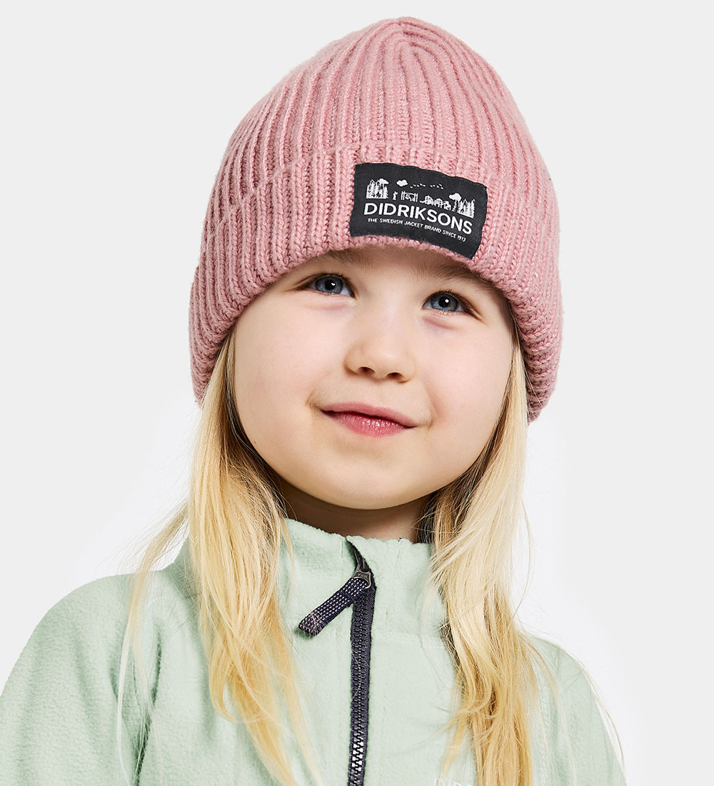 Didriksons Hue - Strik - Bus - Dusty Pink