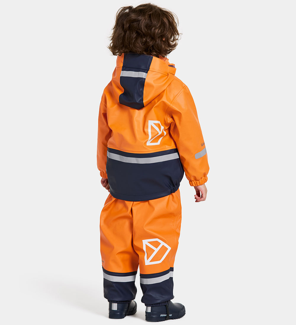 Didriksons Regntøj m. For - PU - Boardman - Orange Jam