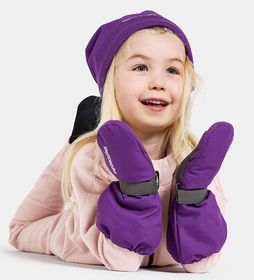 Didriksons Luffer m. Fleece - Biggles - Royal Purple