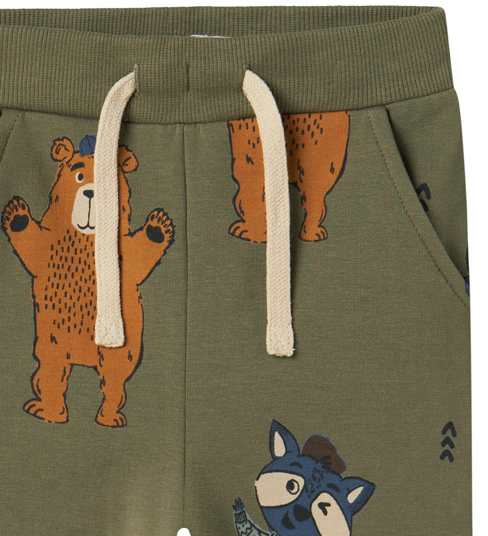Name It Sweatpants - NmmOlander - Tea Leaf