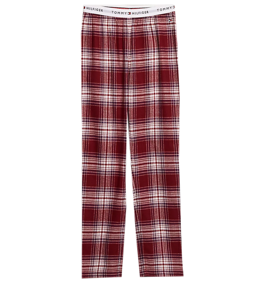 Tommy Hilfiger Nattøj - 2-delt - PJ Print - Ancient White/Plaid