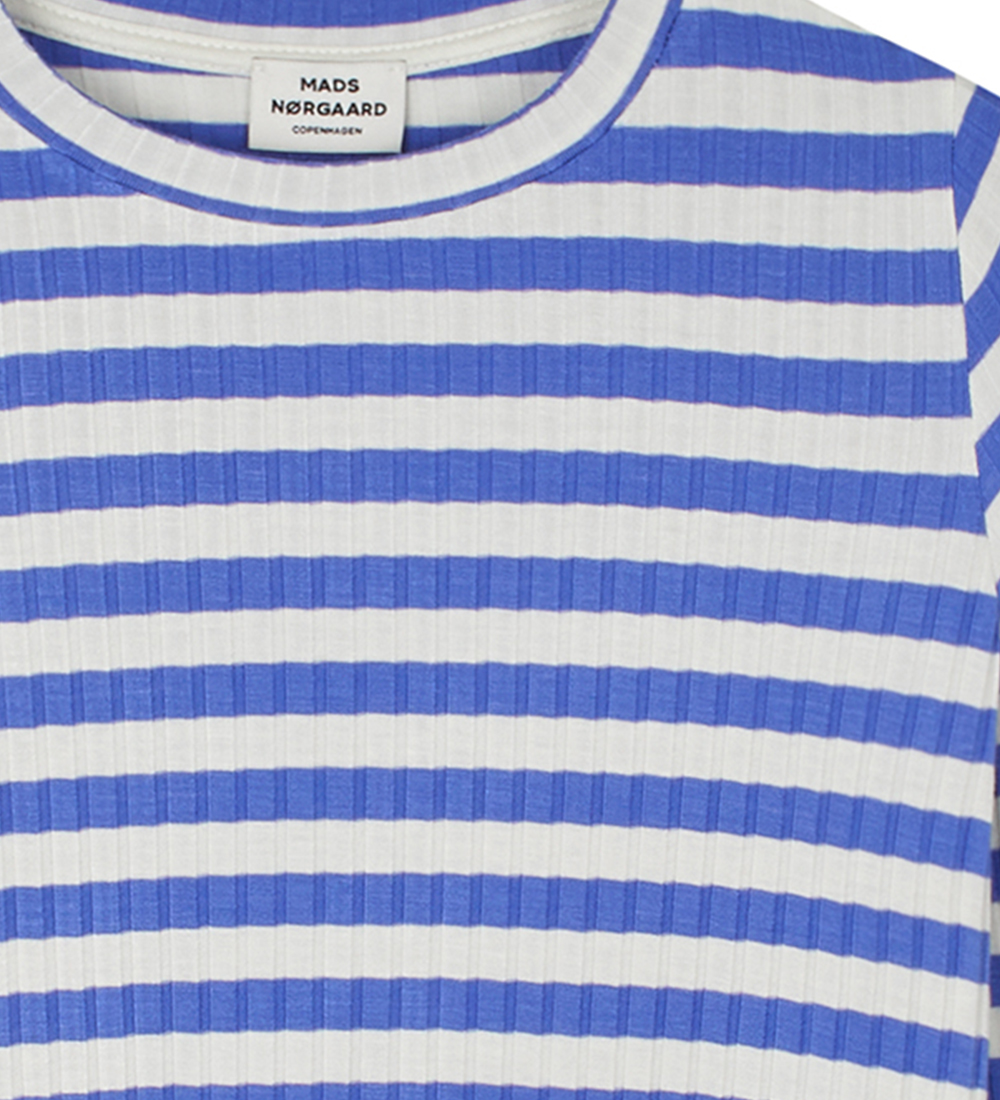Mads Nørgaard Bluse - Talika - Amparo Blue/Vanilla Ice