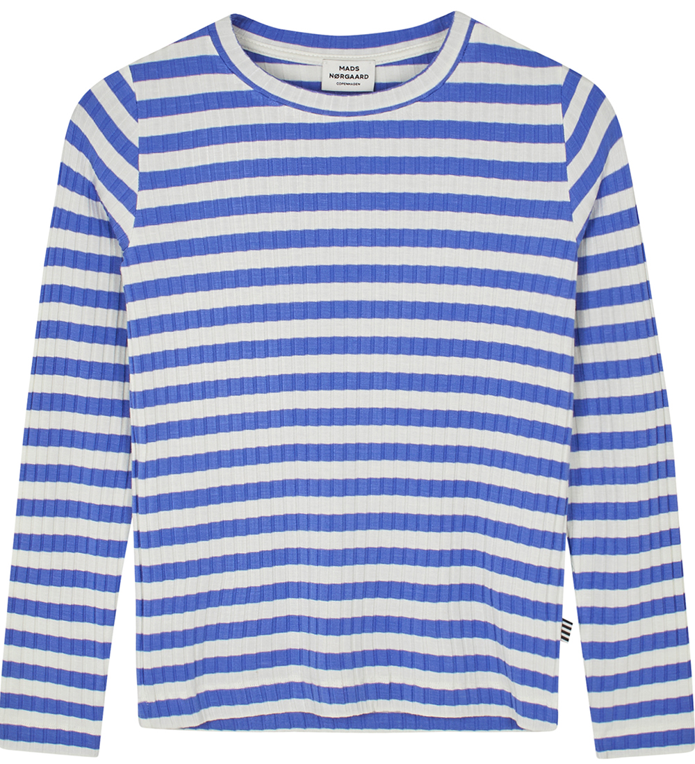 Mads Nørgaard Bluse - Talika - Amparo Blue/Vanilla Ice