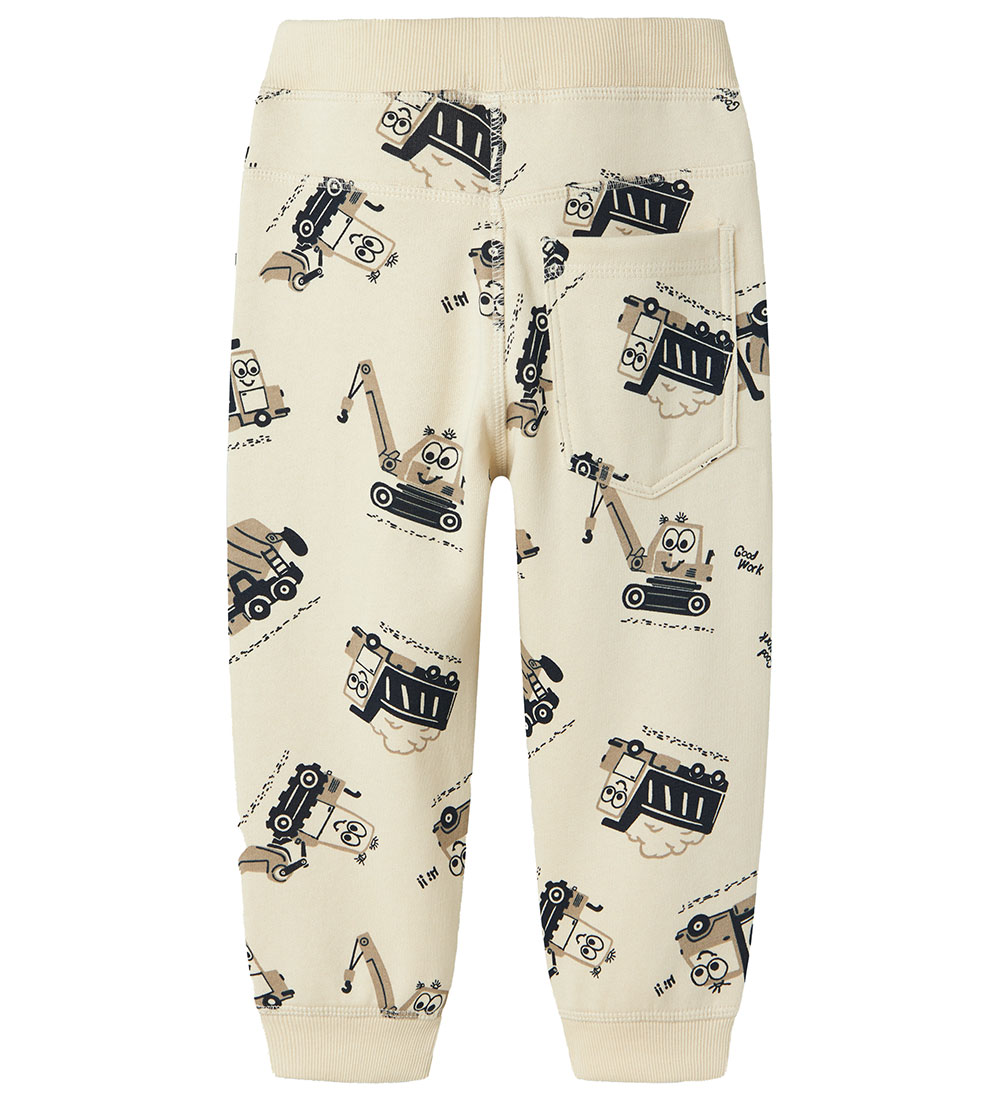 Name It Sweatpants - NmmVimo - Summer Sand/Machines