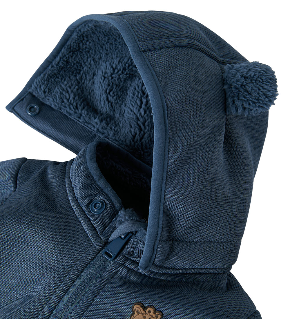Name It Softshelljakke m. Fleece - NbnMada08 - Dark Denim m. Øre