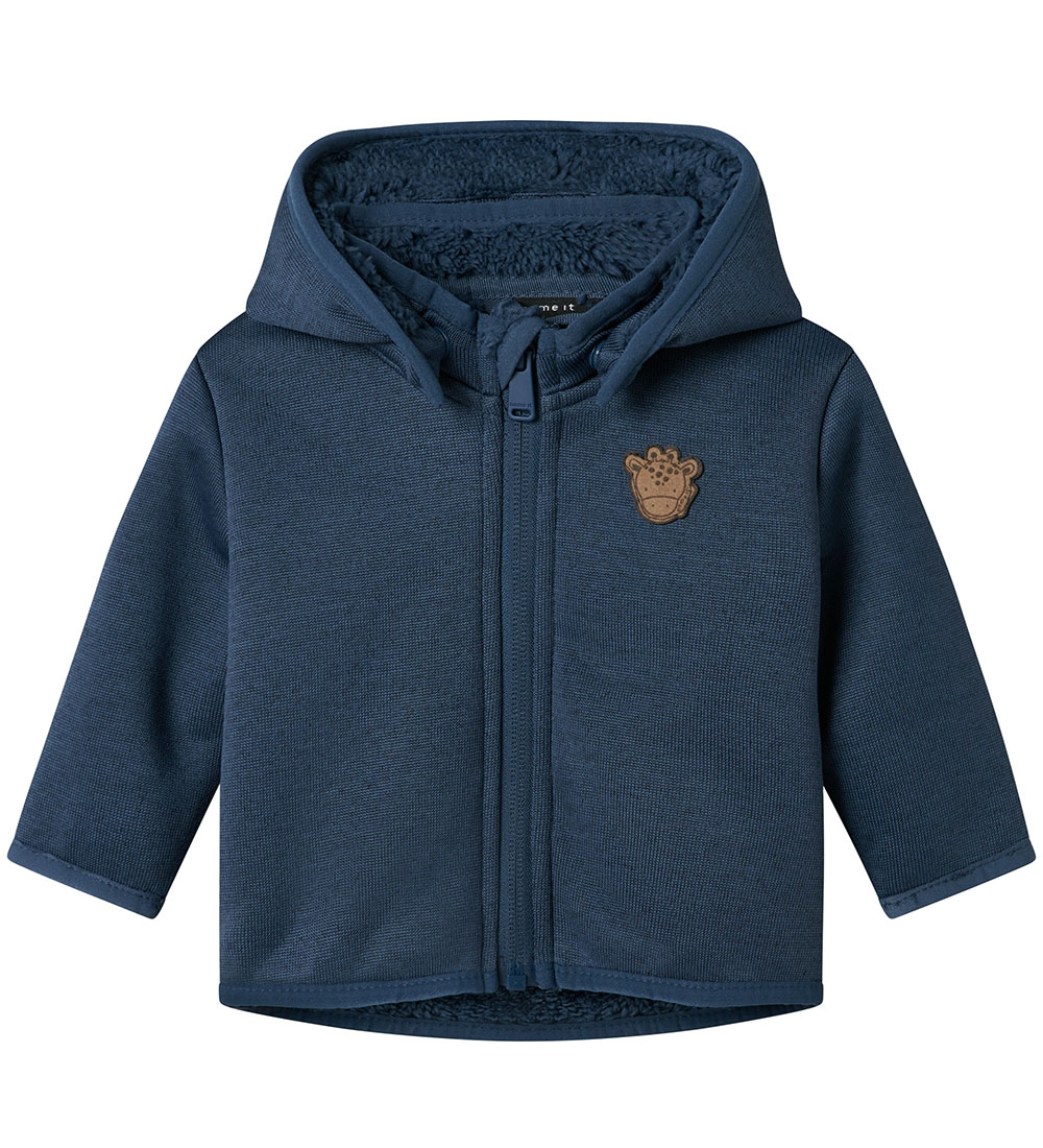 Name It Softshelljakke m. Fleece - NbnMada08 - Dark Denim m. Øre