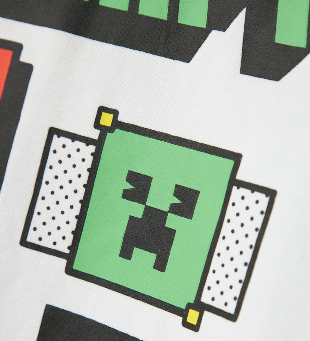Name It T-shirt - NkmSanti Minecraft - Bright White