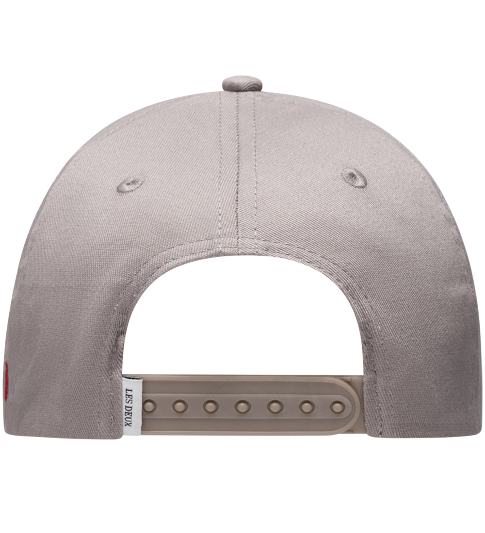 Les Deux Kasket - Baseball - Light Grey/Terracotta