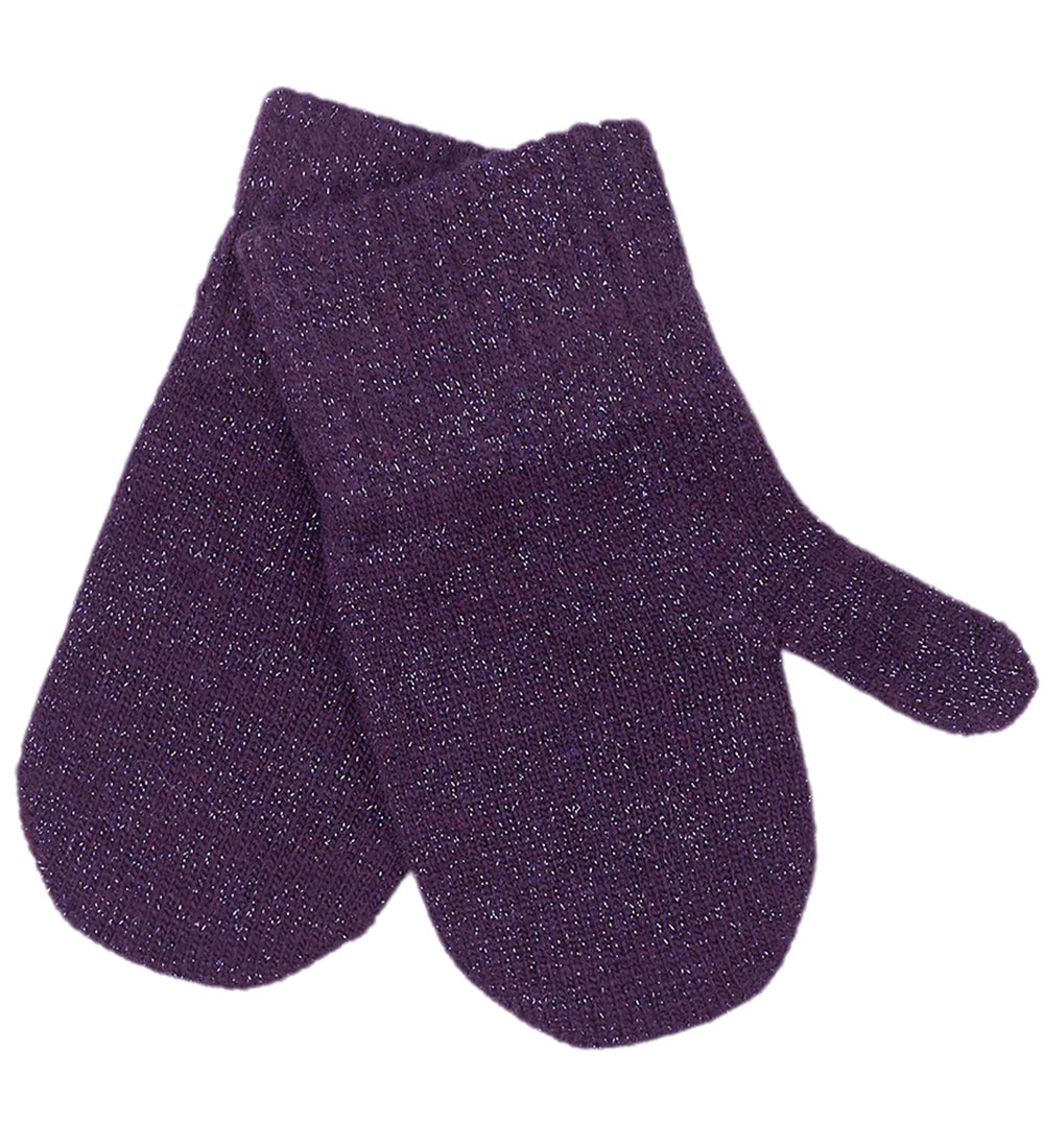 Mikk-Line Luffer - 3-pak - Strik - Uldblanding - Nightshade/Choc
