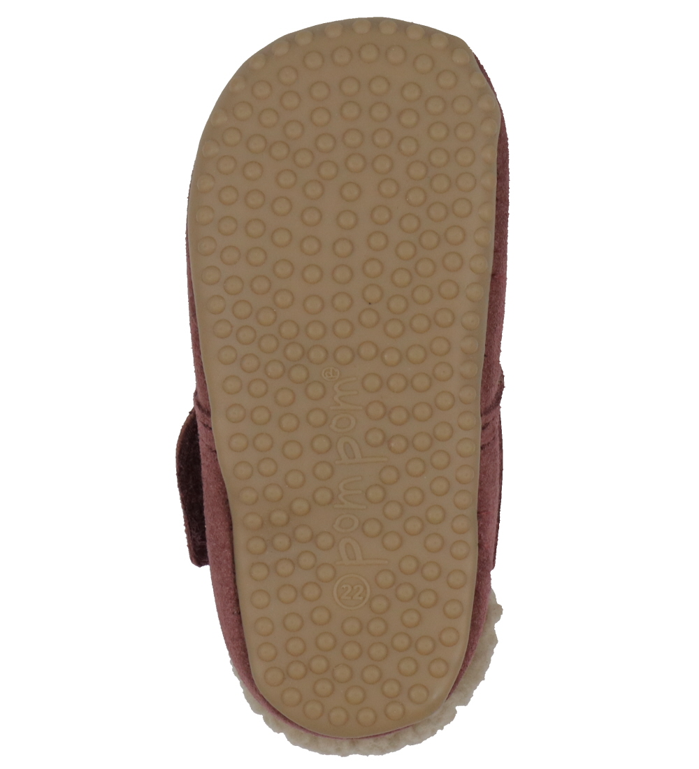 Pom Pom Skindfutter m. For - Shepheard Velcro - Burgendy