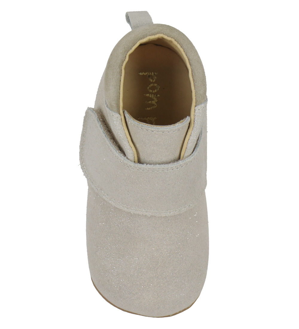Pom Pom Skindfutter - Beginners Velcro - Silver Glitter