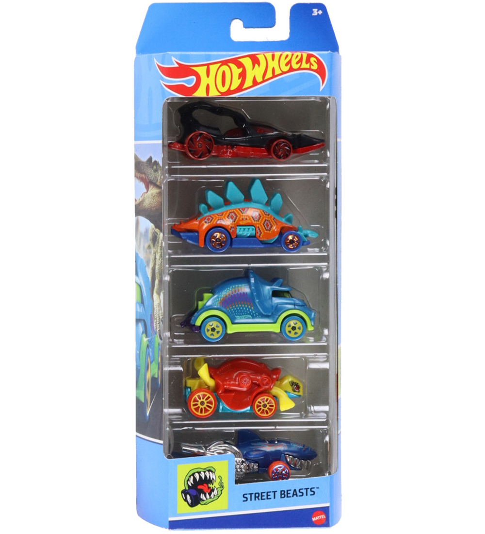 Hot Wheels Biler - 5-pak - Street Beasts