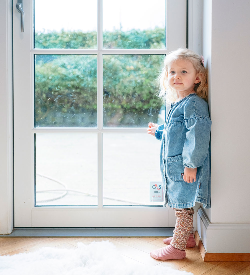 Hust and Claire Kjole - Karline - Denim m. Blomster