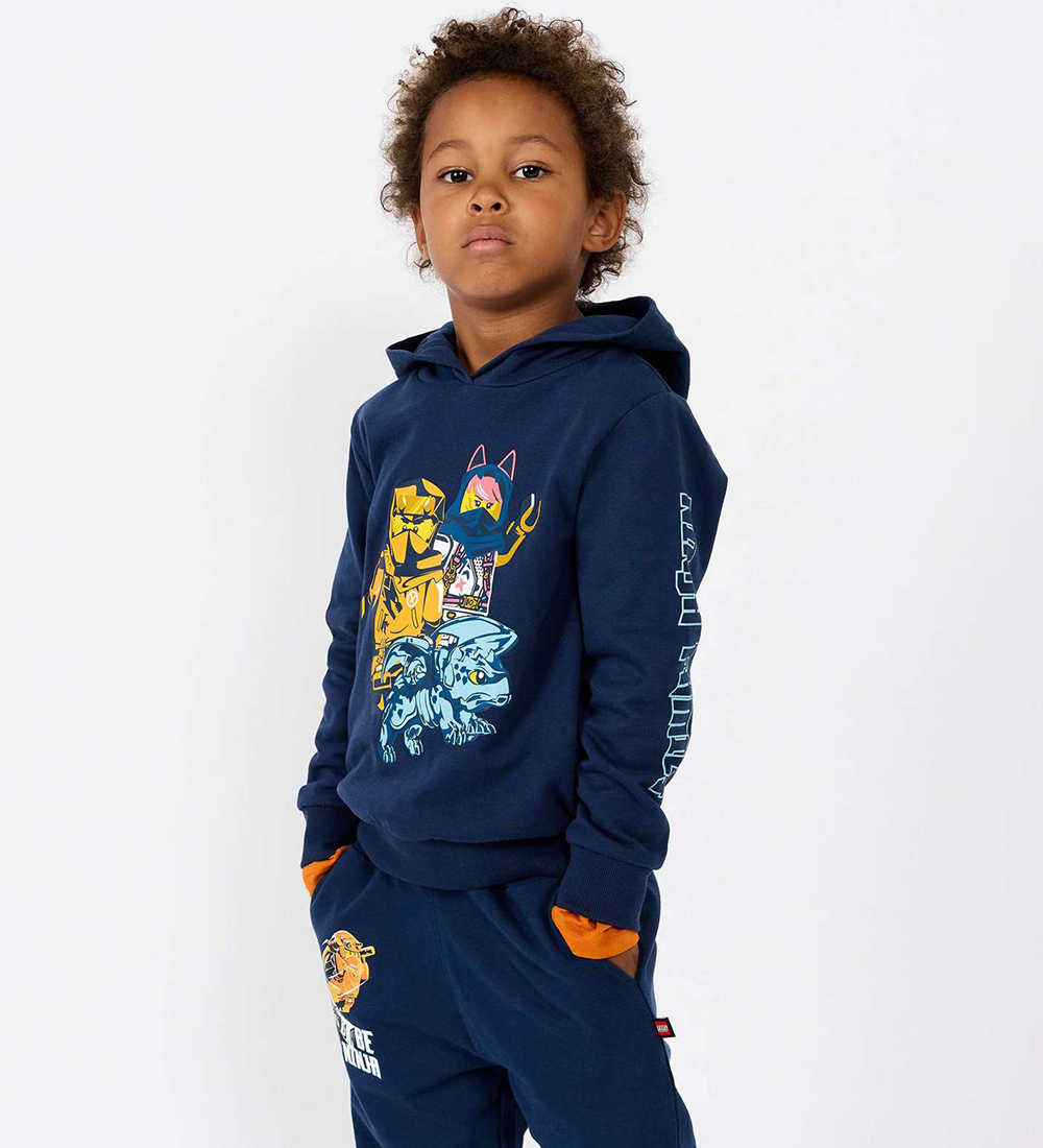 LEGO® Ninjago Hættetrøje - LWScout - Dark Navy