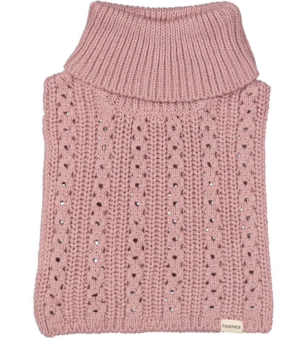 MarMar Halsedisse - Strik - Arna - Light Mauve m. Hulmønster